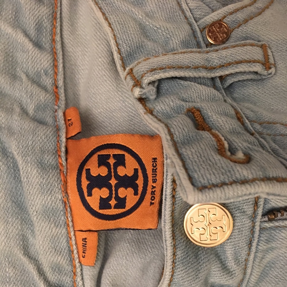 Tory Burch Light Denim Jeans - Picture 2 of 4